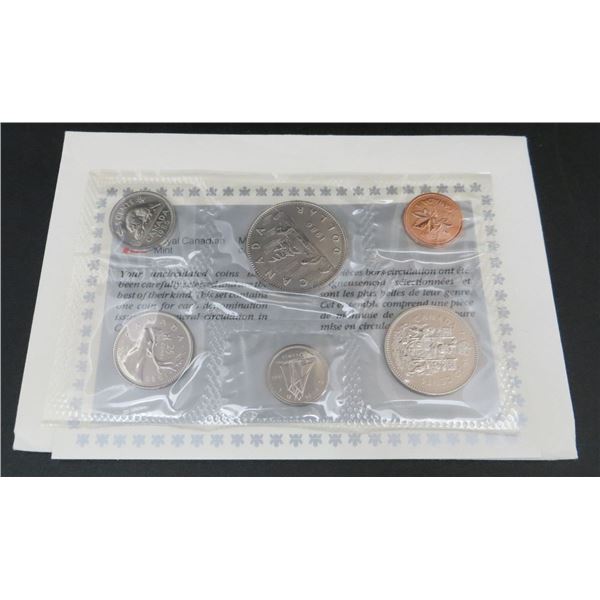 Royal Canadian Mint 1986 Uncirculated 6 Coin Collector Set