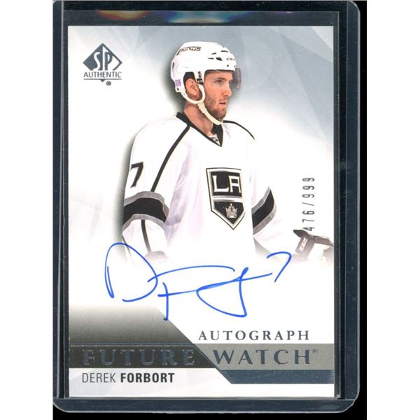 2015-16 SP Authentic #252 Derek Forbort AU RC 476/999
