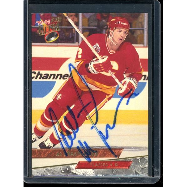 Al MacInnis Autographed Card