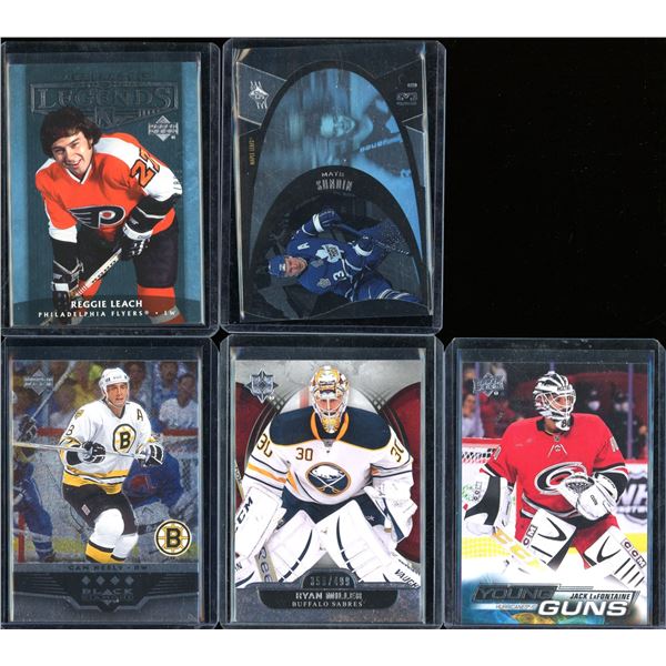 Lot Of 5 Hockey Rookies & Insert Cards