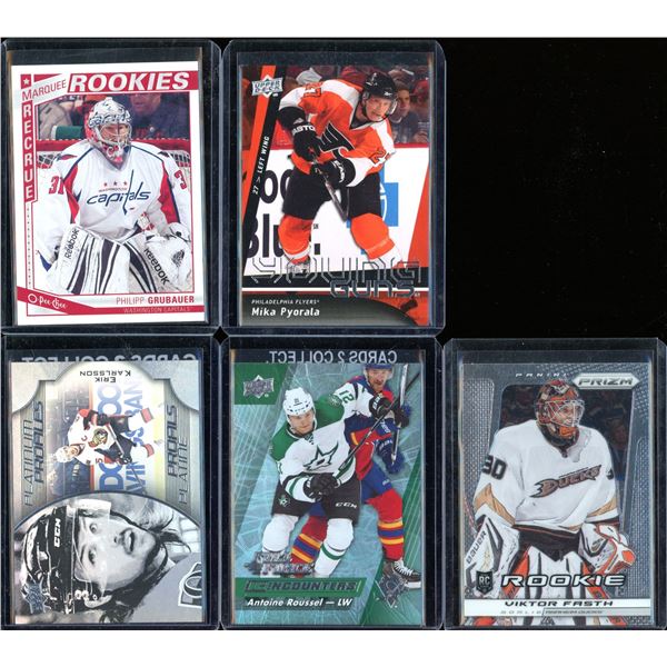 Lot Of 5 Hockey Rookies & Insert Cards