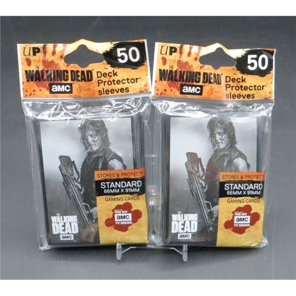 2 New Ultra Pro Walking Dead Standard Card Sleeves 50 per Pack