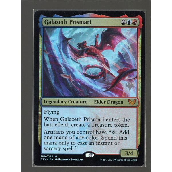 Magic the Gathering Galazeth Prismari FOIL Strixhaven School of Mages