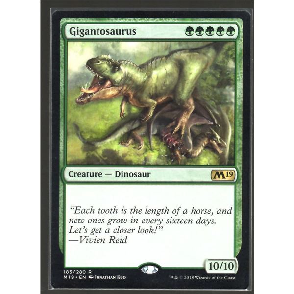 Magic the Gathering Gigantosaurus Core Set 2019