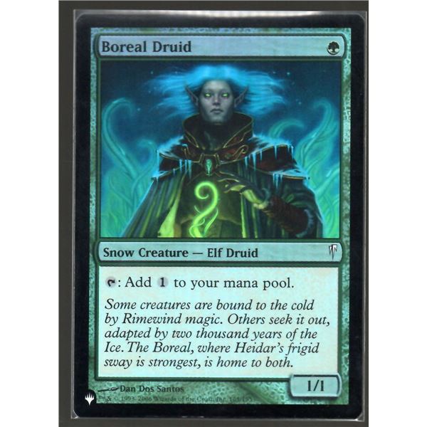 Magic The Gathering Boreal Druid FOIL The List