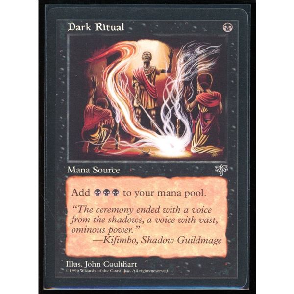 Magic the Gathering Dark Ritual Mirage