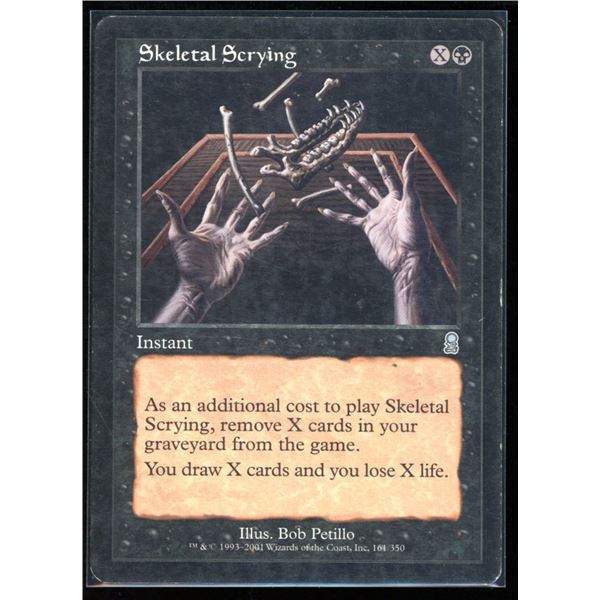 Magic the Gathering Skeletal Scrying Odyssey
