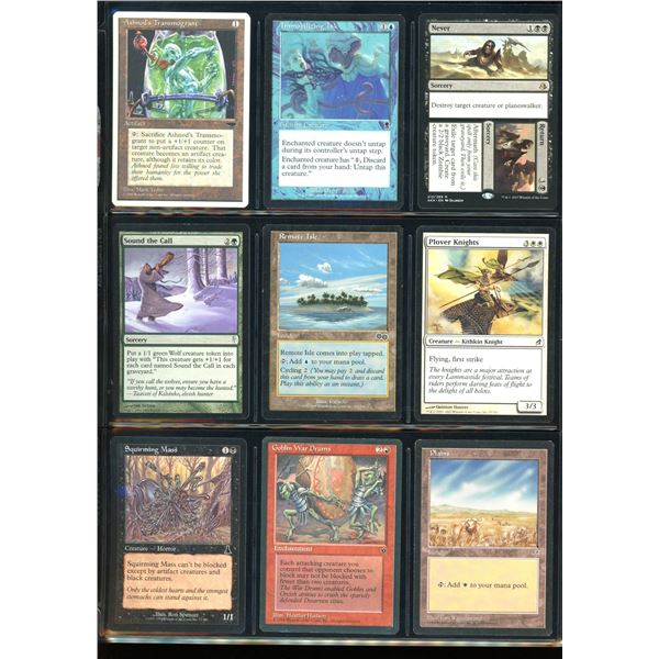 Lot Of 9 Various Magic The Gathering Cards Various Sets & Colors