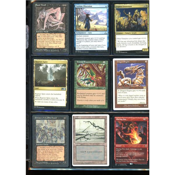 Lot Of 9 Various Magic The Gathering Cards Various Sets & Colors