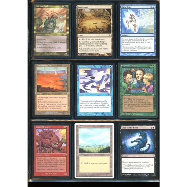 Lot Of 9 Various Magic The Gathering Cards Various Sets & Colors