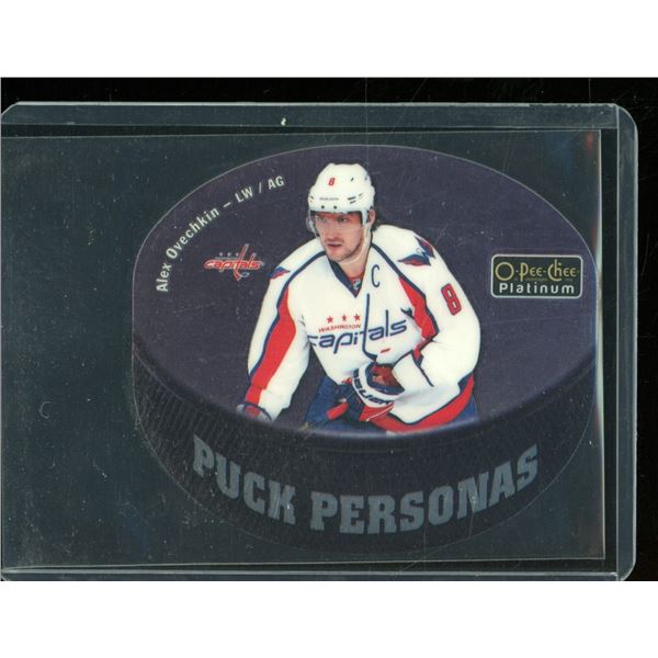 2016-17 O-Pee-Chee Platinum Puck Personas Die Cuts #PP10 Alexander Ovechkin BV $30