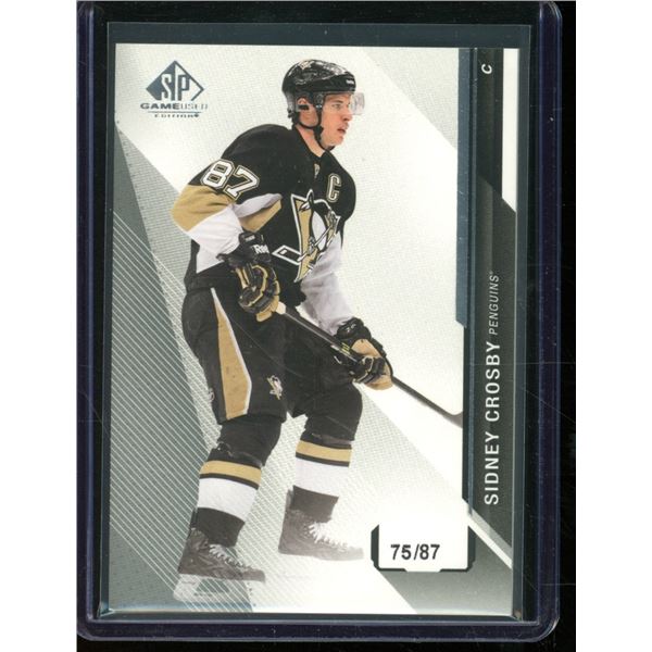 2014-15 SP Game Used #8 Sidney Crosby 75/87 BV $60