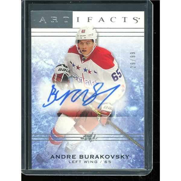 2014-15 Artifacts Rookie Autographs #VI Andre Burakovsky 29/99 BV $60