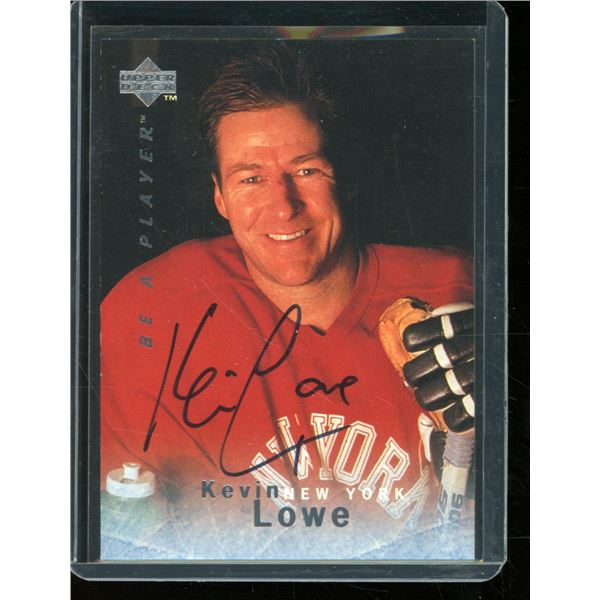 1995-96 Be A Player Autographs #S40 Kevin Lowe