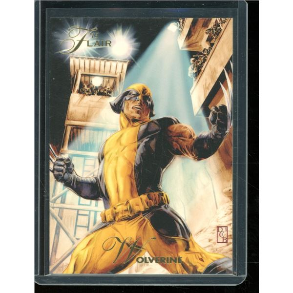 2015 Fleer Retro Marvel 1994 Marvel Flair #29 Wolverine BV $120