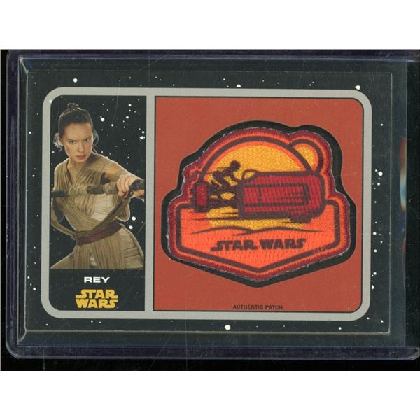 2015 Topps Star Wars Journey to The Force Awakens Patches #P15 Rey BV $30