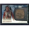 Image 1 : 2016 Topps Star Wars The Force Awakens Series Two Medallions #26 Poe Dameron