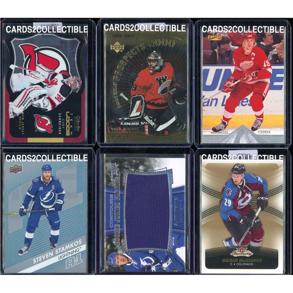 Lot Of 6 Various Hockey Cards Inserts & Rookies