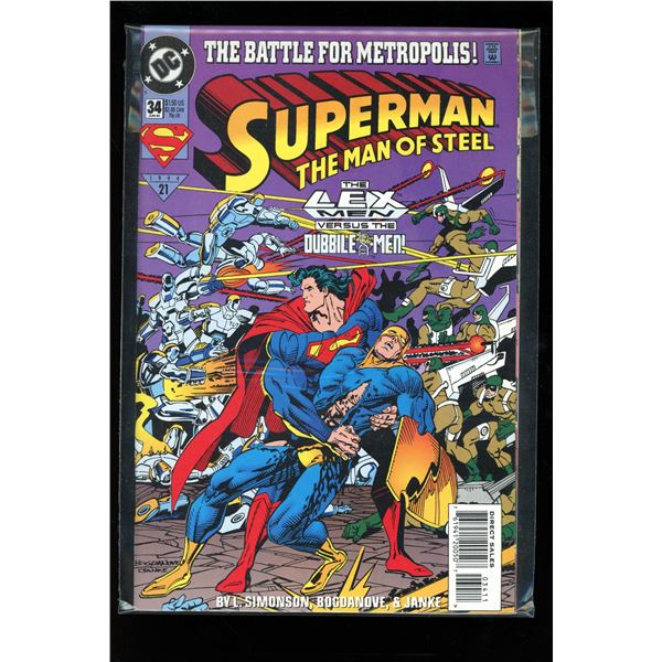 DC Superman The Man Of Steel #34