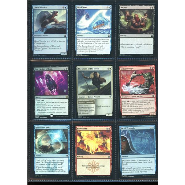 Lot Of 9 Various Magic The Gathering FOIL Cards Various Sets & Colors