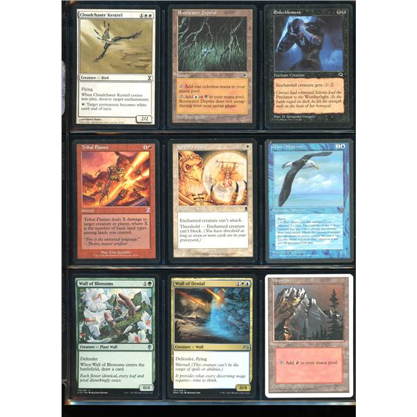Lot Of 9 Various Magic The Gathering Cards Various Sets & Colors