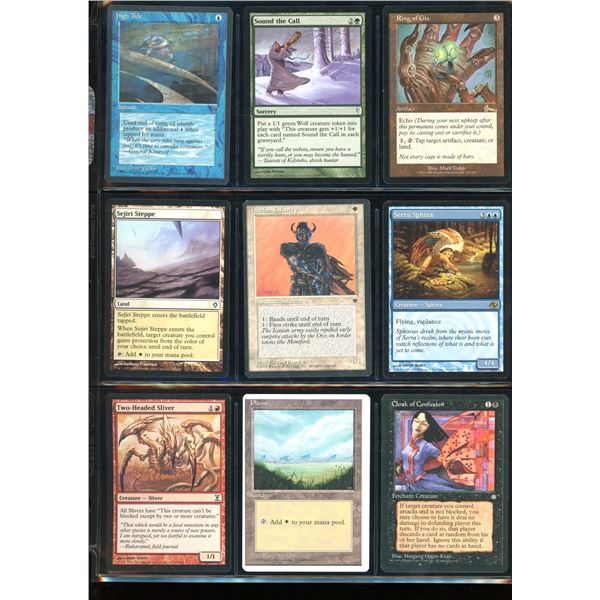 Lot Of 9 Various Magic The Gathering Cards Various Sets & Colors