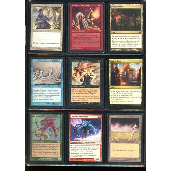 Lot Of 9 Various Magic The Gathering Cards Various Sets & Colors