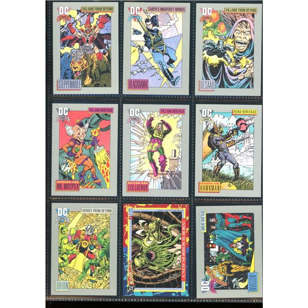 Lot Of 9 Various DC Collector Cards