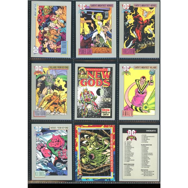 Lot Of 9 Various DC Collector Cards