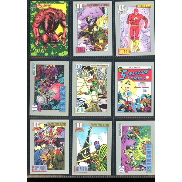 Lot Of 9 Various DC Collector Cards