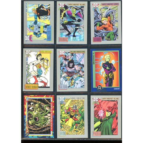 Lot Of 9 Various DC Collector Cards