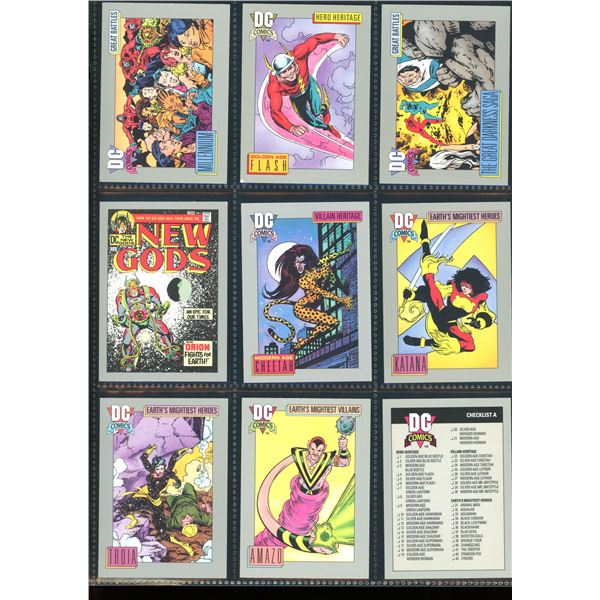 Lot Of 9 Various DC Collector Cards
