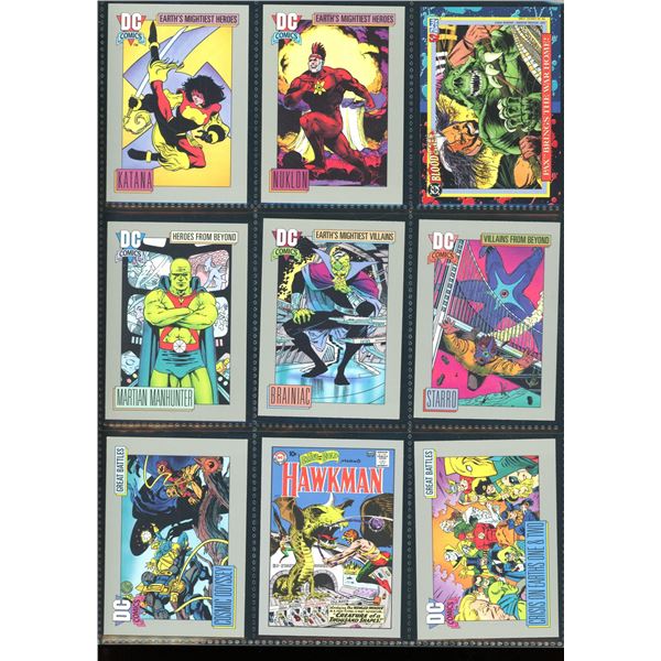Lot Of 9 Various DC Collector Cards