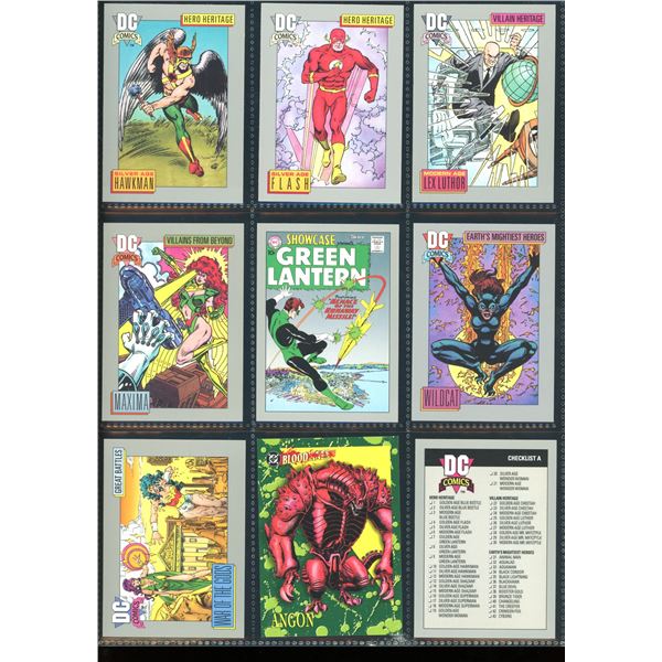Lot Of 9 Various DC Collector Cards