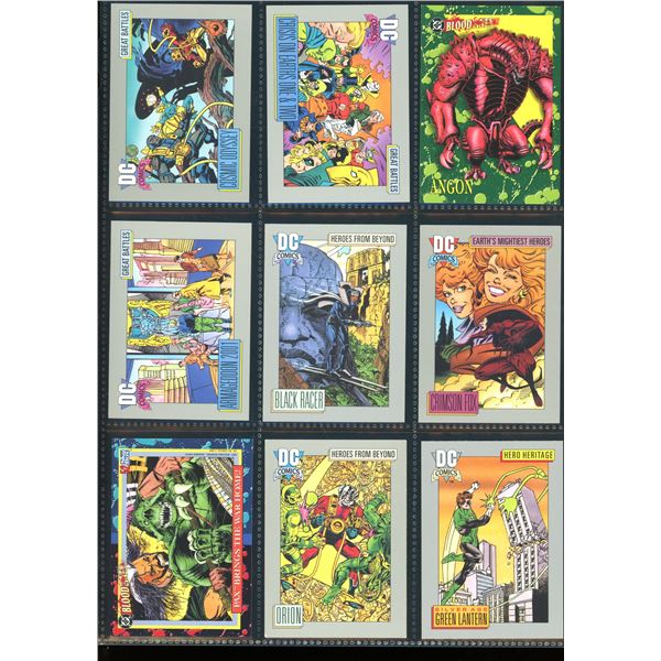 Lot Of 9 Various DC Collector Cards
