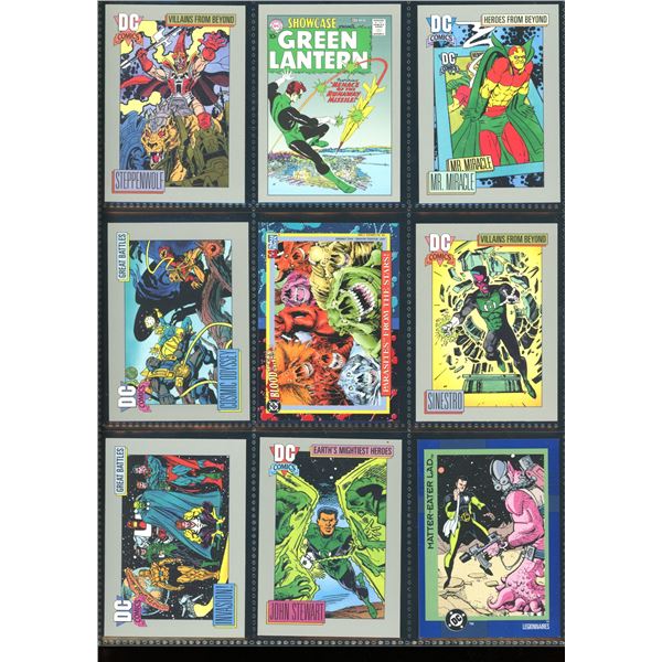 Lot Of 9 Various DC Collector Cards