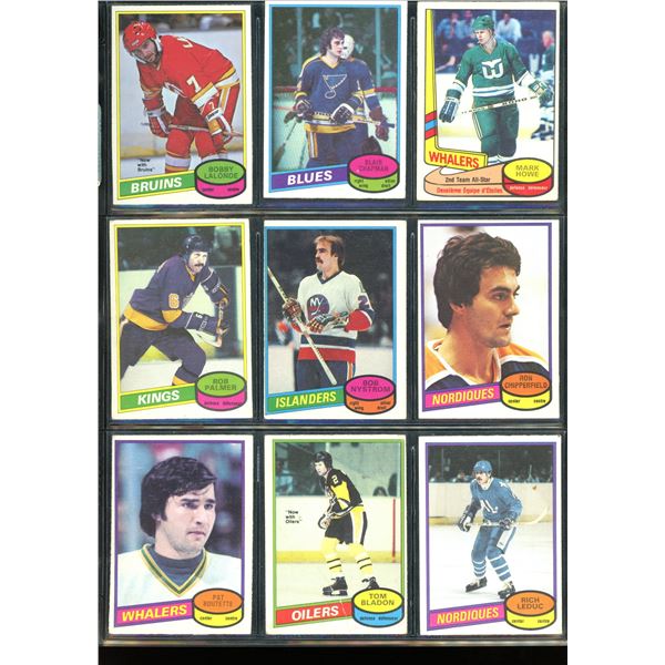1980-81 OPC O-Pee-Chee Lot Of 9 Vintage Cards Various Teams & Players