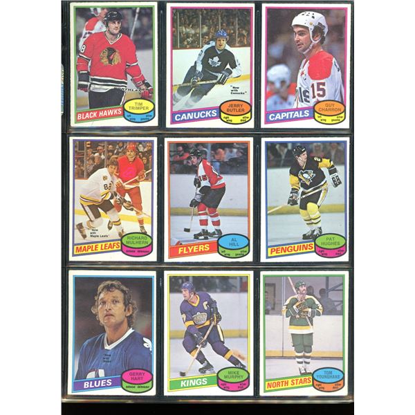 1980-81 OPC O-Pee-Chee Lot Of 9 Vintage Cards Various Teams & Players
