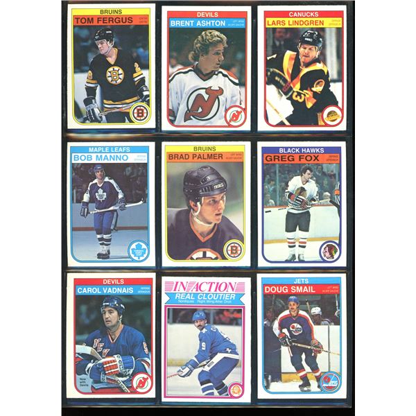 1982-83 OPC O-Pee-Chee Lot Of 9 Vintage Cards Various Teams & Players
