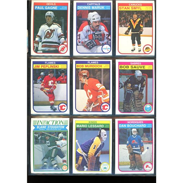 1982-83 OPC O-Pee-Chee Lot Of 9 Vintage Cards Various Teams & Players