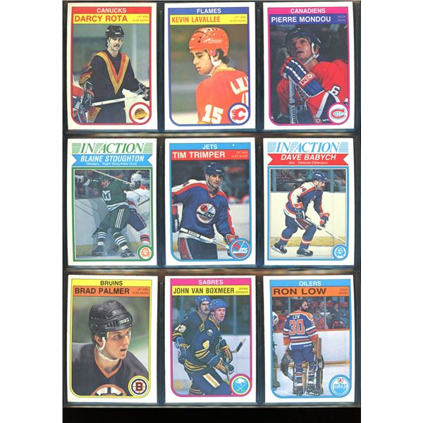 1982-83 OPC O-Pee-Chee Lot Of 9 Vintage Cards Various Teams & Players