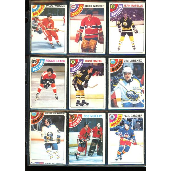 1978-79 OPC O-Pee-Chee Lot Of 9 Vintage Cards Various Teams & Players