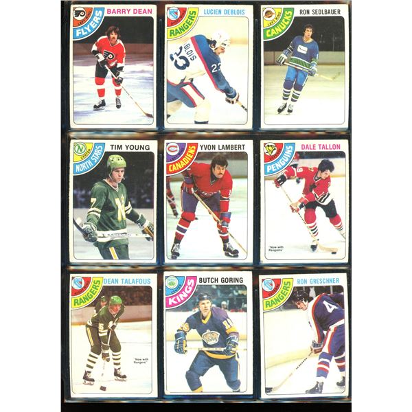 1978-79 OPC O-Pee-Chee Lot Of 9 Vintage Cards Various Teams & Players