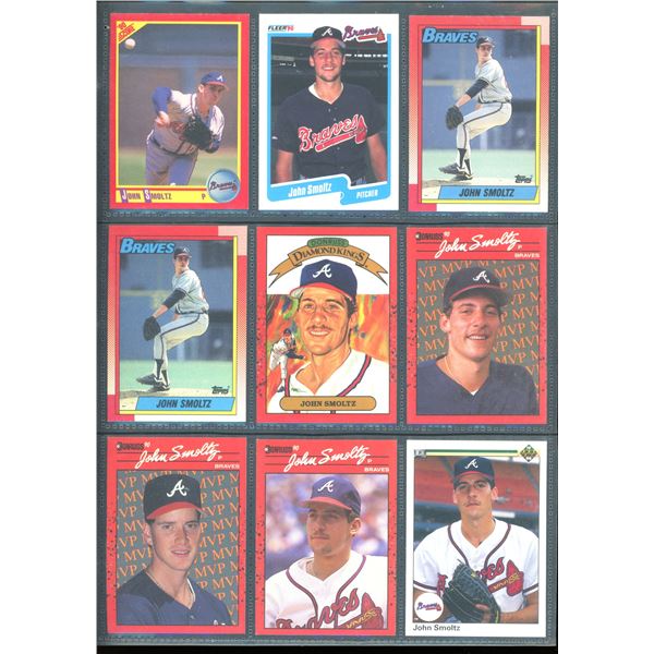 Lot of 9 Various Baseball Cards Various Teams & Players