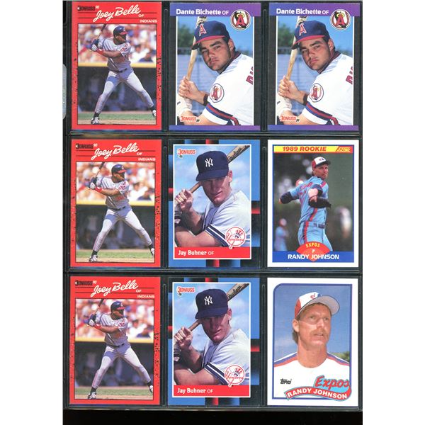 Lot of 9 Various Baseball Cards Various Teams & Players