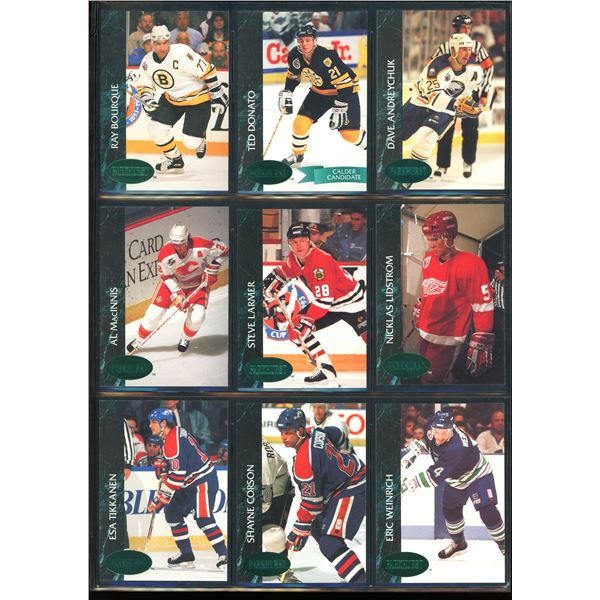 Lot of 9 Parkhurst Emerald Hockey Cards Various Teams & Players
