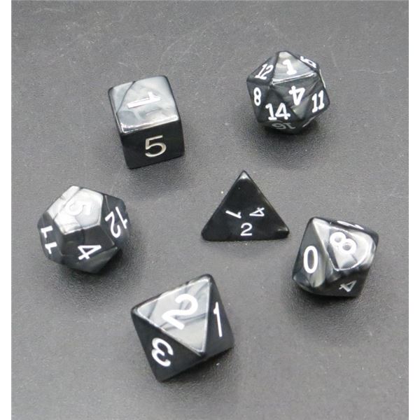 New Set Of 6 RGP/D&D Dice
