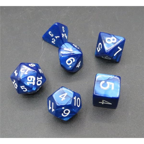 New Set Of 6 RGP/D&D Dice