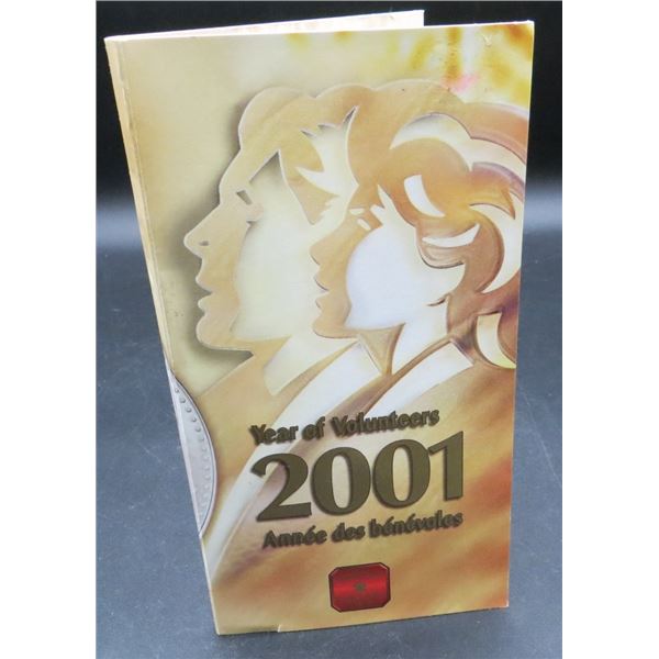 RCM 2001 International Year of the Volunteers 10 Cent Sterling Silver Proof Coin