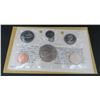 Image 2 : Royal Canadian Mint 1969 Uncirculated 6 Coin Collector Set